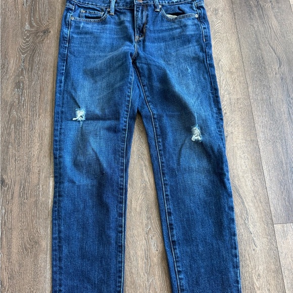 Gap Jeans, Sexy Boyfriend.  Women’s size 27/4.  Dark wash. Great used condition! - Picture 2 of 9